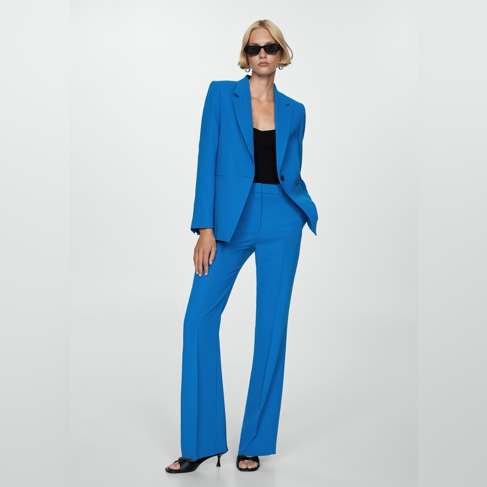 MNG Straight-fit suit jacket